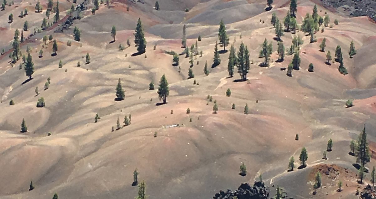Hiking to the Painted Dunes at Lassen Volcanic National Park